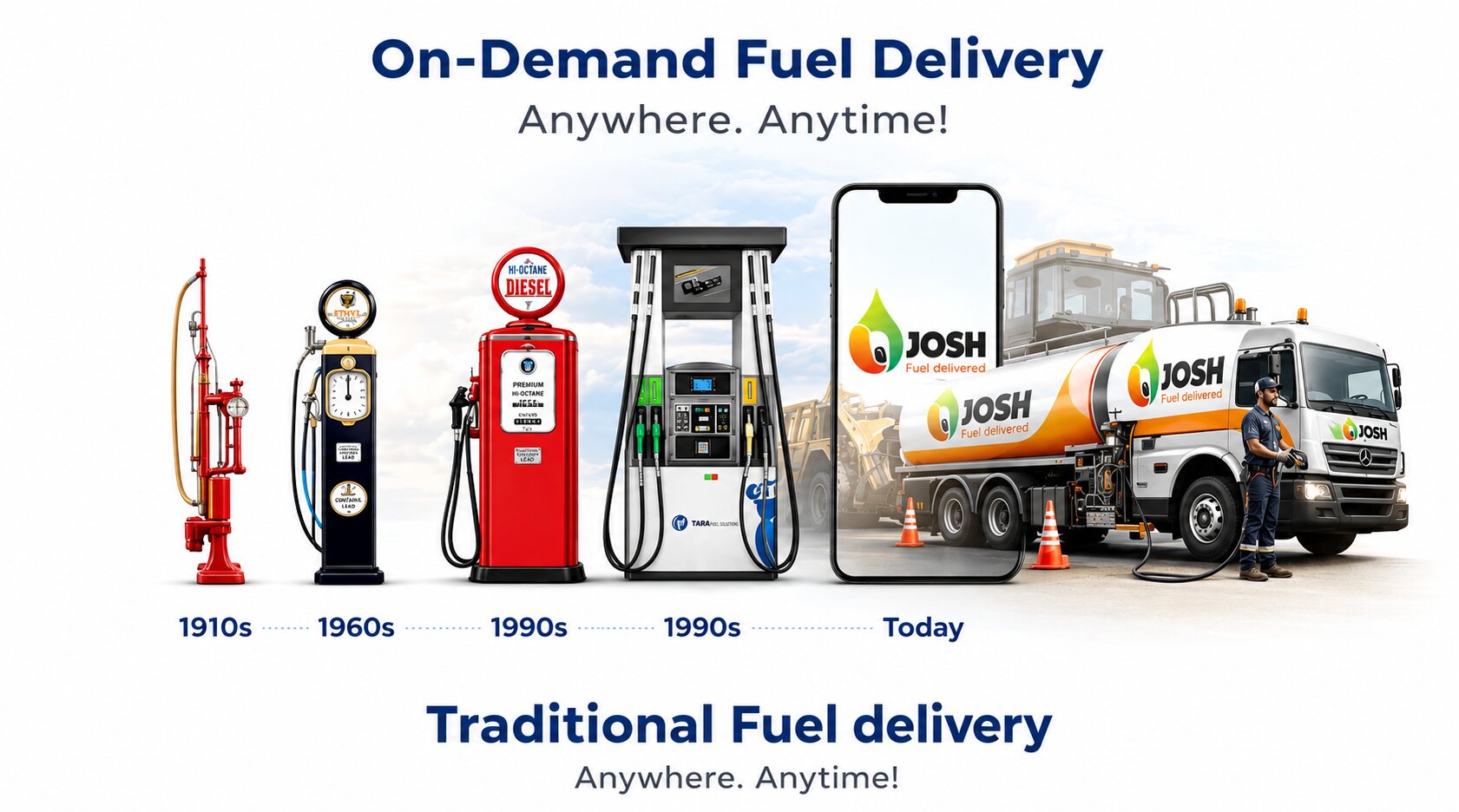 Josh Fuels - On-Demand Diesel Delivery Service Evolution